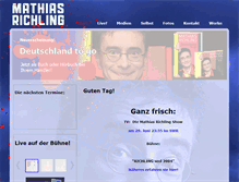 Tablet Screenshot of mathias-richling.de